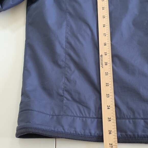 Brooks Brothers Bomber Jacket Mens L Navy LS Pockes Zip Mockneck Lined Preppy - Picture 8 of 16